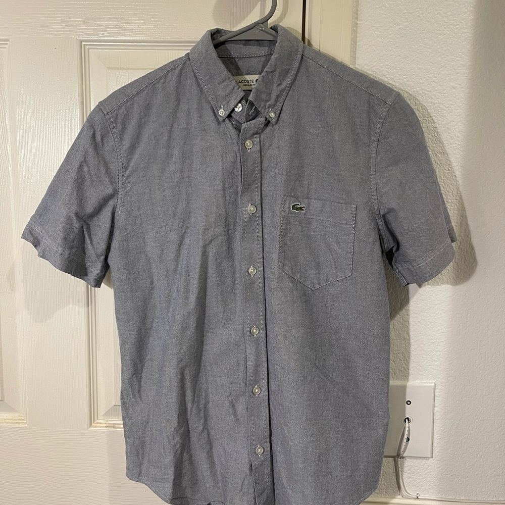 Lacoste Oxford Short-Sleeve Shirt